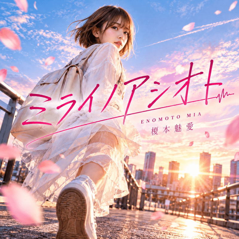 榎本魅愛「ミライノアシオト」TuneCore Japan公開ジャケット