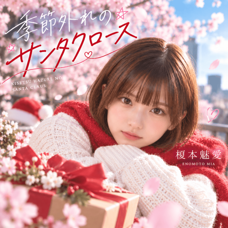 榎本魅愛「季節外れのサンタクロース」TuneCore Japan公開ジャケット