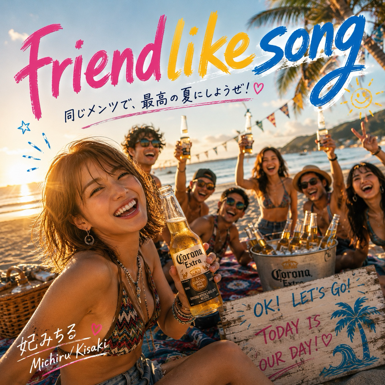 妃みちる「Friend Like Song」正式ジャケット