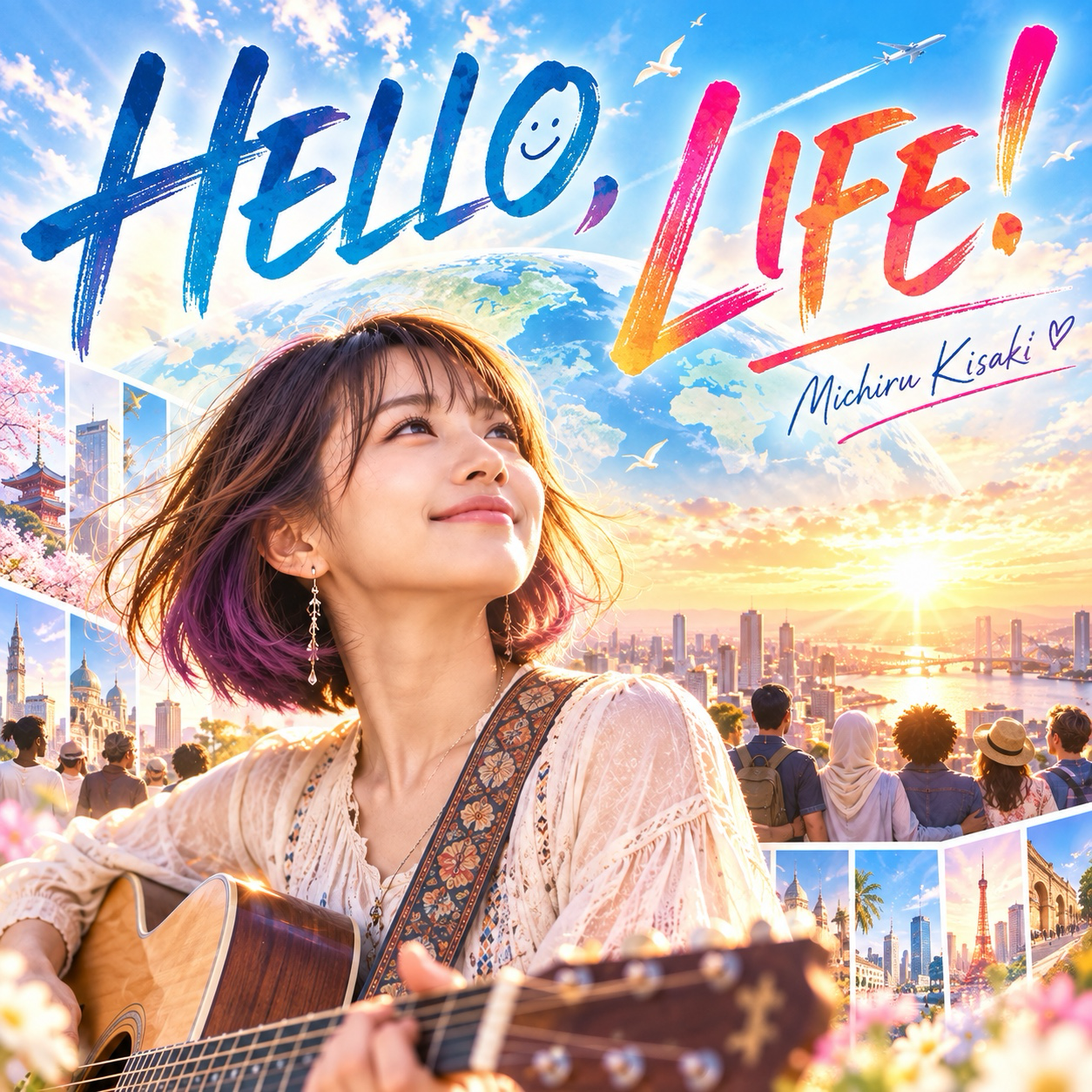 妃みちる「HELLO, LIFE!」正式ジャケット