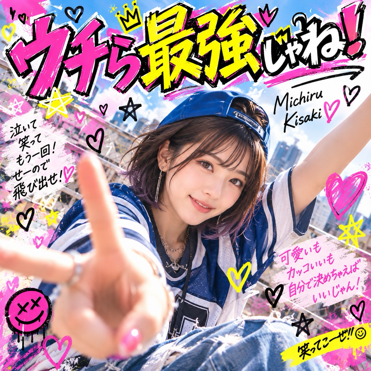 妃みちる「ウチら最強じゃね!」正式ジャケット