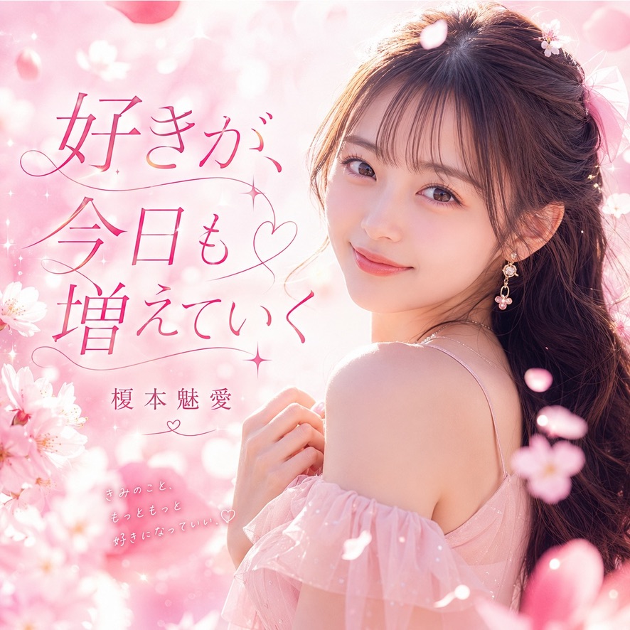 榎本魅愛「好きが、今日も増えていく。」公式ジャケット