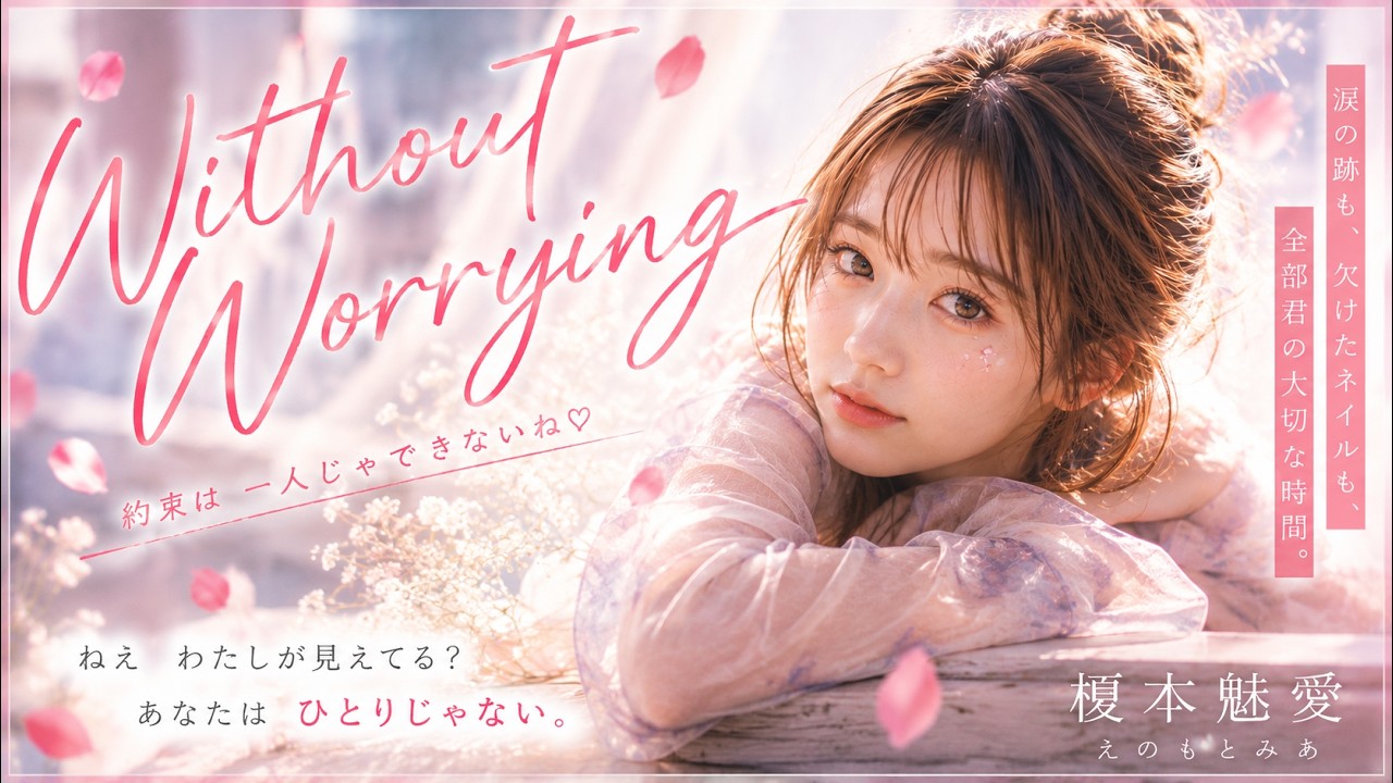 榎本魅愛「Without Worrying」公式YouTubeサムネイル