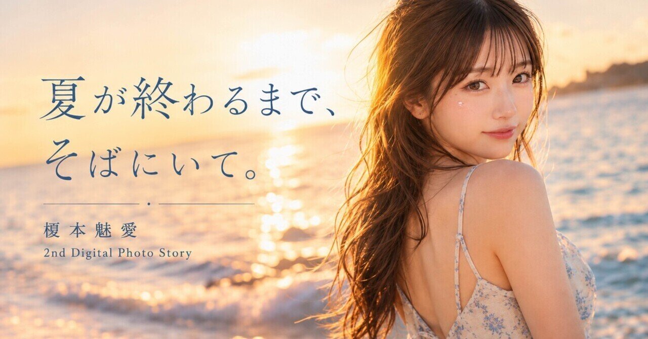 榎本魅愛2nd Digital Photo Story『夏が終わるまで、そばにいて。』公式表紙