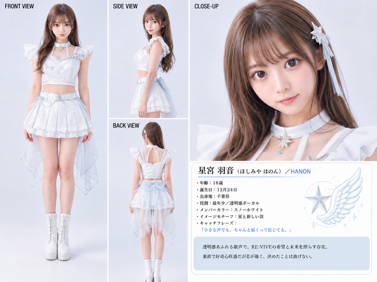 RE:VIVE 星宮羽音 公式プロフィール