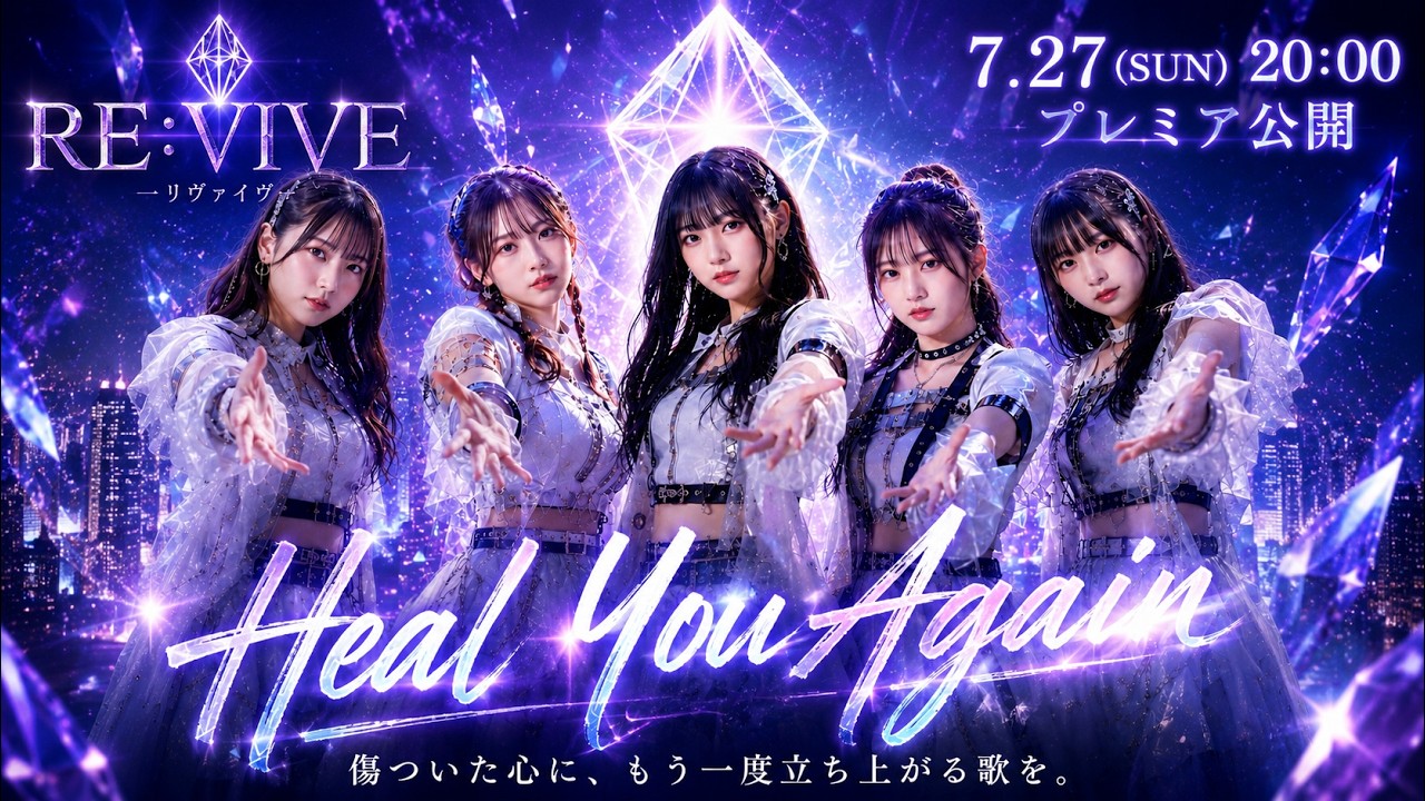RE:VIVE「Heal You Again」公式YouTubeサムネイル