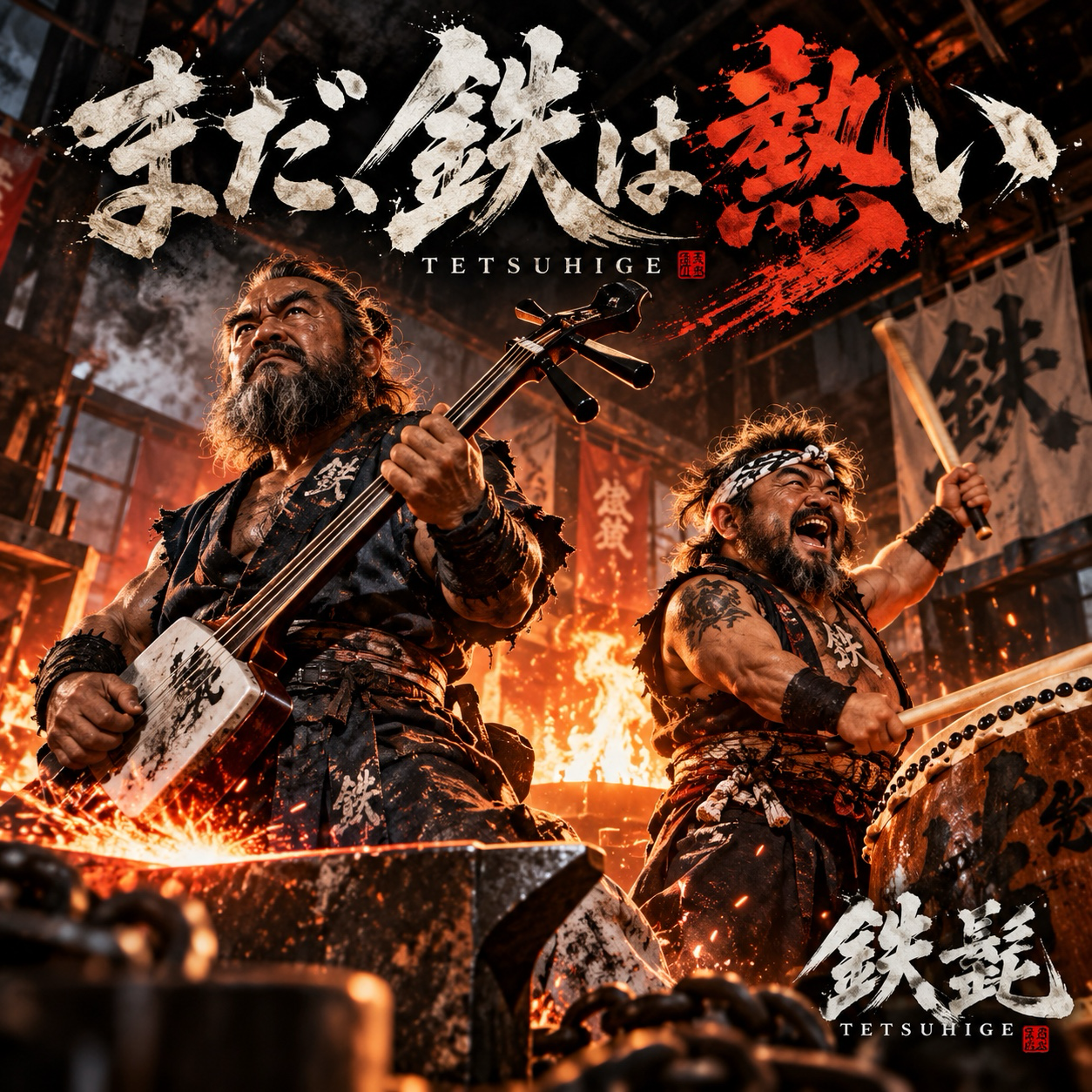 鉄髭 - TETSUHIGE -「まだ、鉄は熱い」正式ジャケット