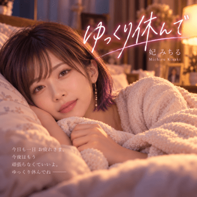 妃みちる「ゆっくり休んで」TuneCore Japan公開ジャケット