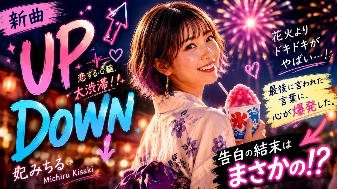 妃みちる「UPdown」公式動画サムネイル